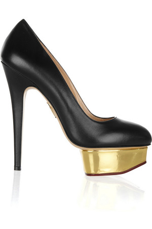 Charlotte Olympia The Dolly Leather Platform Pumps