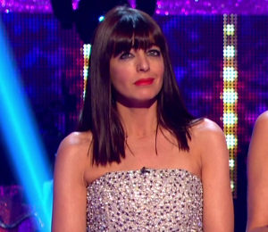 Claudia Winkleman jumpsuit on Strictly October 10 by alice + olivia